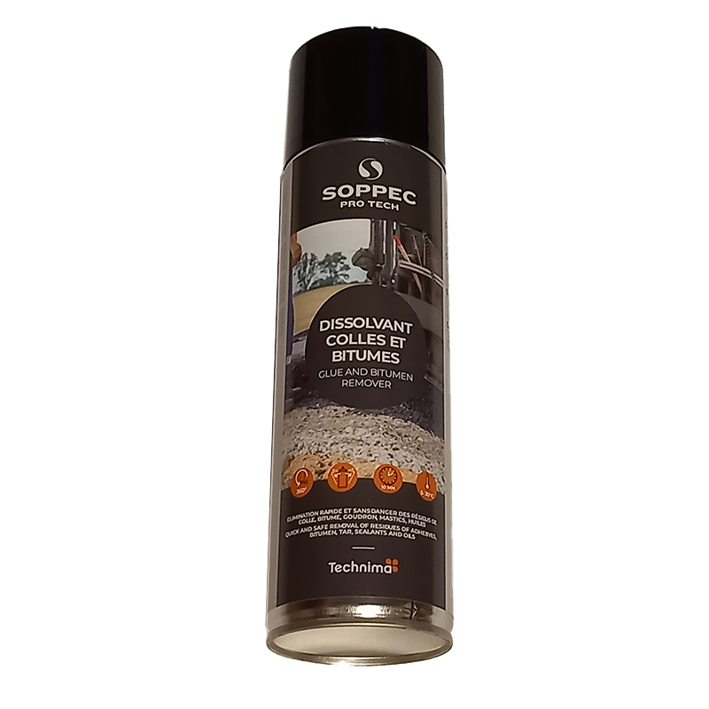 DISSOLVANT COLLE ET BITUME - SOPPEC - 500 ML