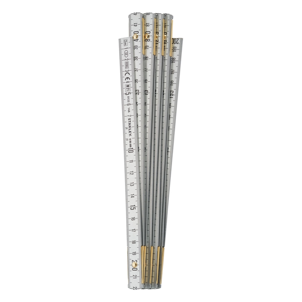 Mesure pliante 2 m x 15 mm Gravemat duralumin - 0-35-305 - STANLEY