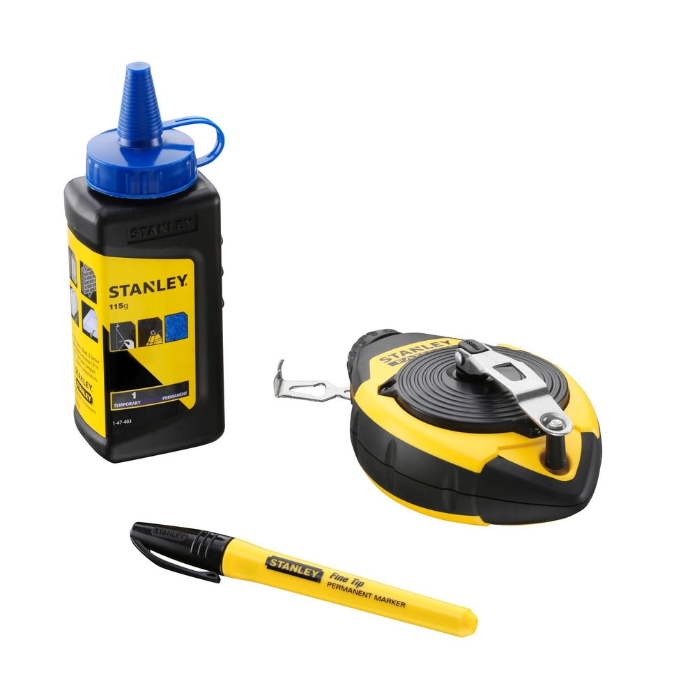 Cordeau traceur 30 m kit - Fatmax - 0-47-681 - STANLEY FATMAX