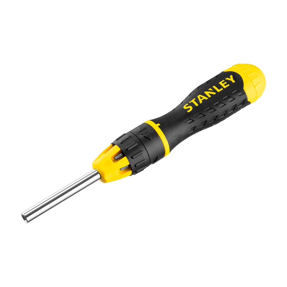 Tournevis porte-embouts à cliquet + 10 embouts - 0-68-010 - STANLEY