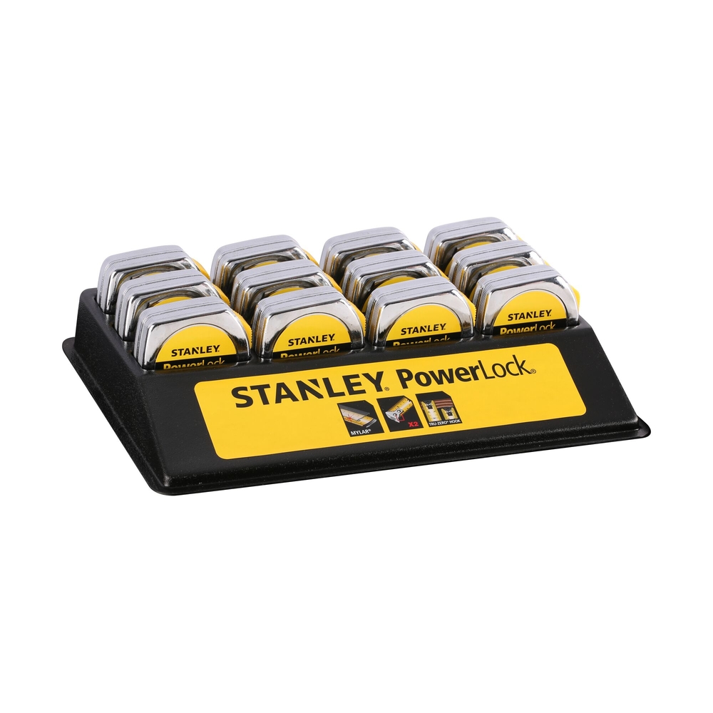 Mesure 3 m x 12,7 mm Powerlock Classic métal - 1-33-218 - STANLEY