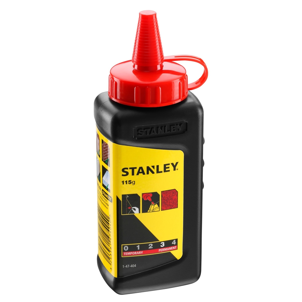 Poudre à tracer rouge - biberon 115 g - 1-47-404 - STANLEY