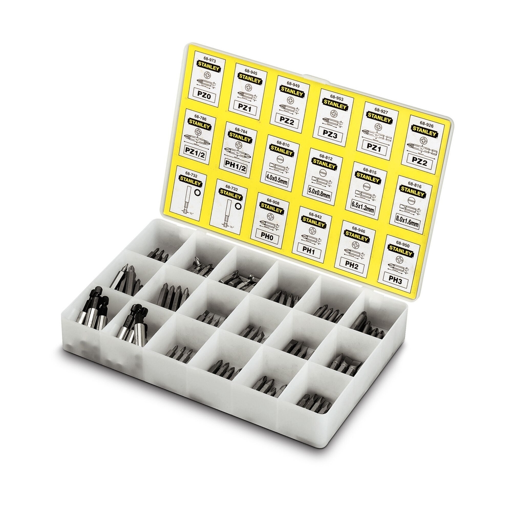 Coffret d'embouts de vissage - assortiment de 200 pièces - 1-68-741 - STANLEY
