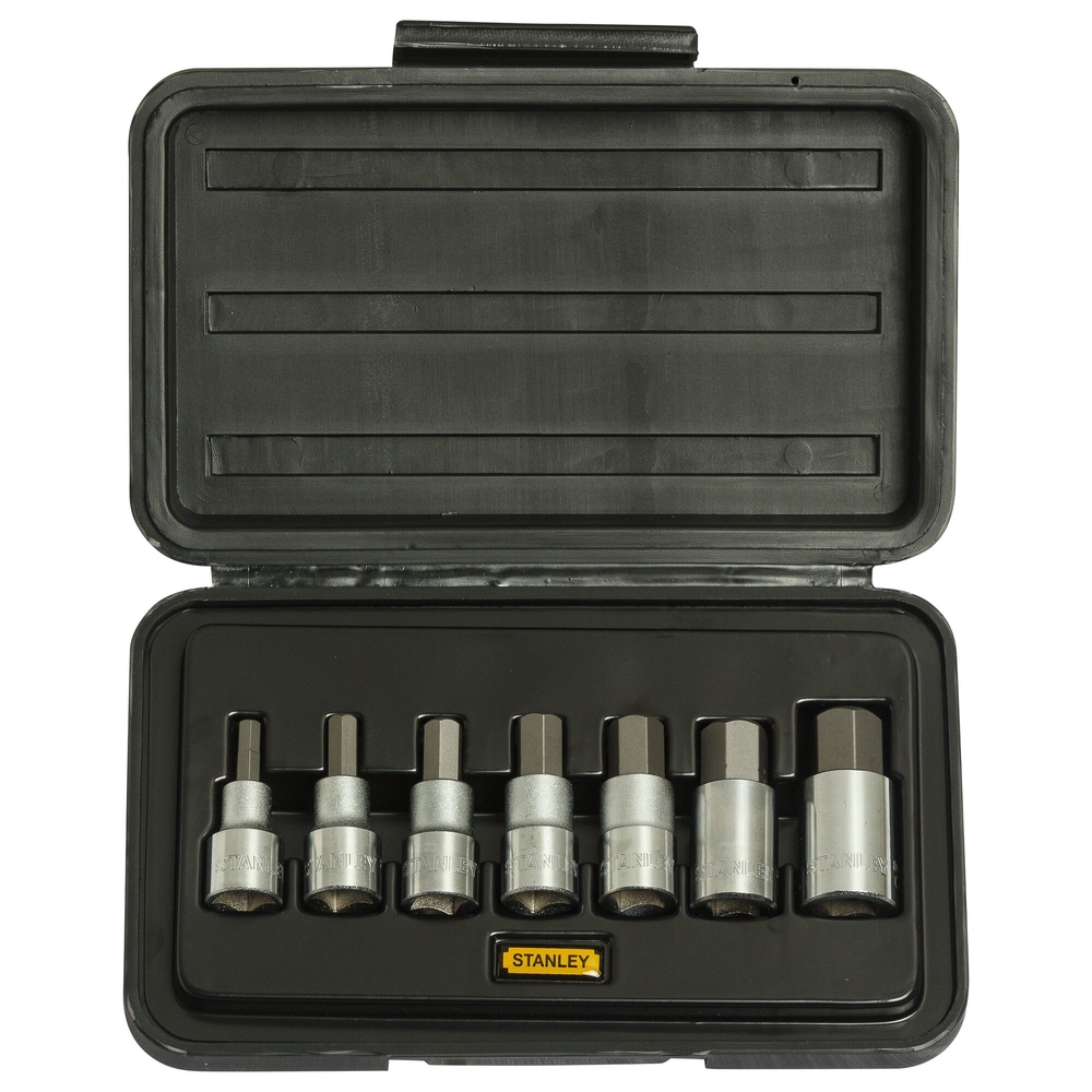 Coffret de douilles 6 pans 1/2’’ - jeu de 7 pièces - 1-89-099 - STANLEY