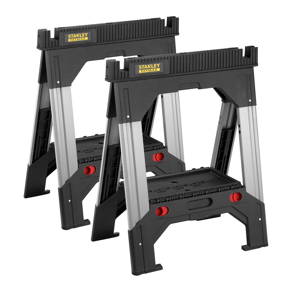 Tréteaux bi-matière ajustables - lot de 2 pièces - Fatmax  - 1-92-980 - STANLEY FATMAX