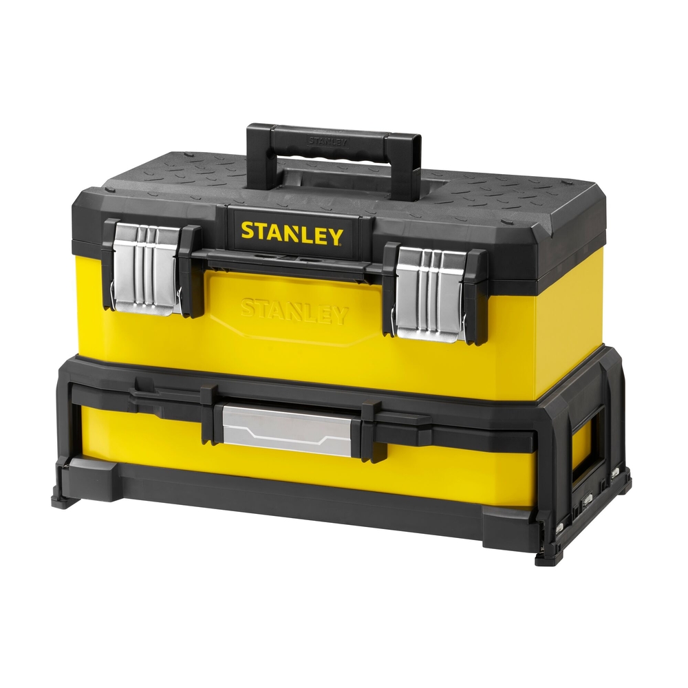 Boite à outils à tiroir bi-matière jaune 51 cm - 1-95-829 - STANLEY