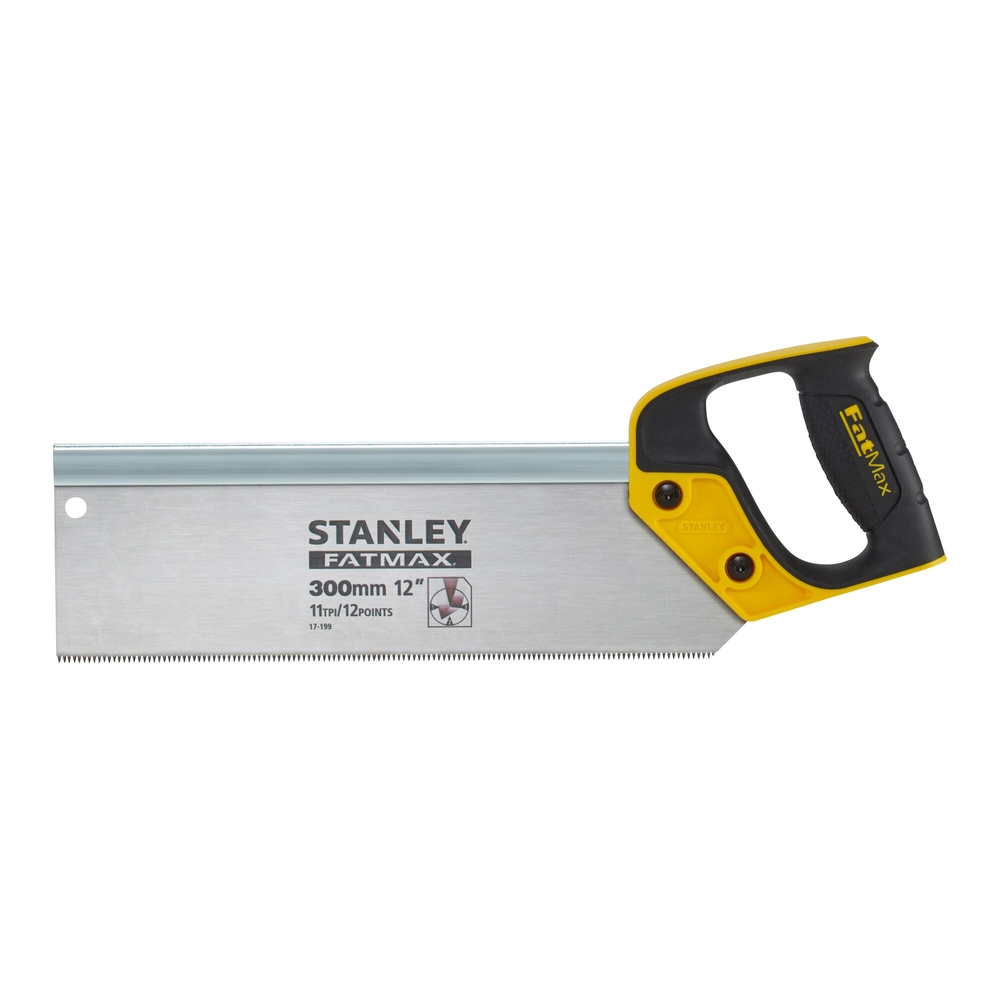 Scie à dos 300 mm - 11 dents/pouce - Fatmax - 2-17-199 - STANLEY FATMAX