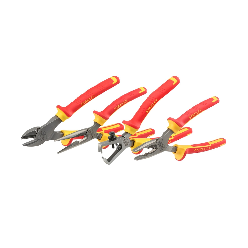 Coffret de 4 pinces isolées 1000 V - 4-84-489 - STANLEY FATMAX