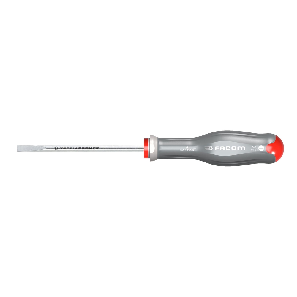 Tournevis PROTWIST® inox pour vis à fente 5,5x100 - FACOM - AT5.5X100ST