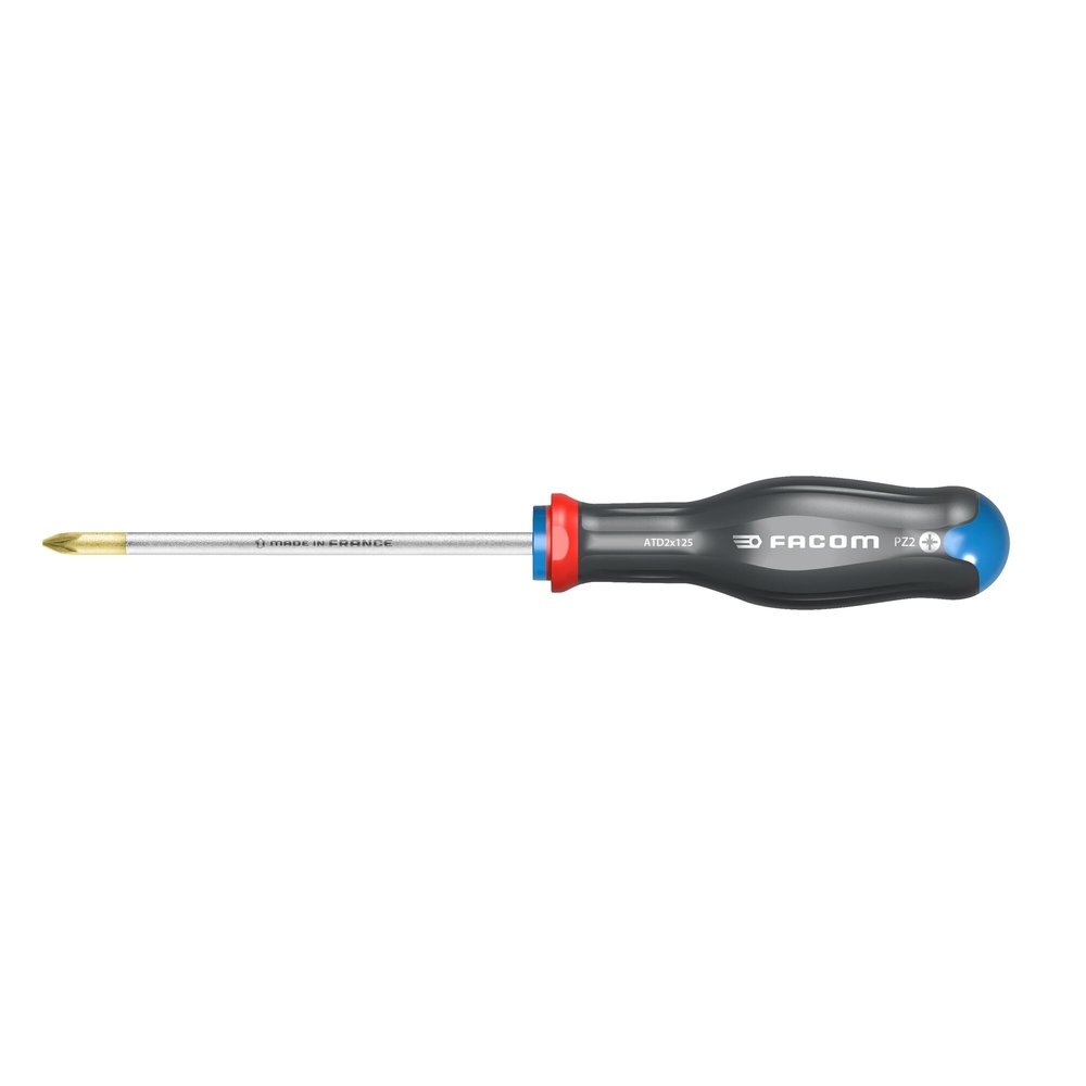 Tournevis PROTWIST lame ronde pour vis cruciformes Pozidriv 3 x 150 mm - Par 10 - FACOM - ATD3X150