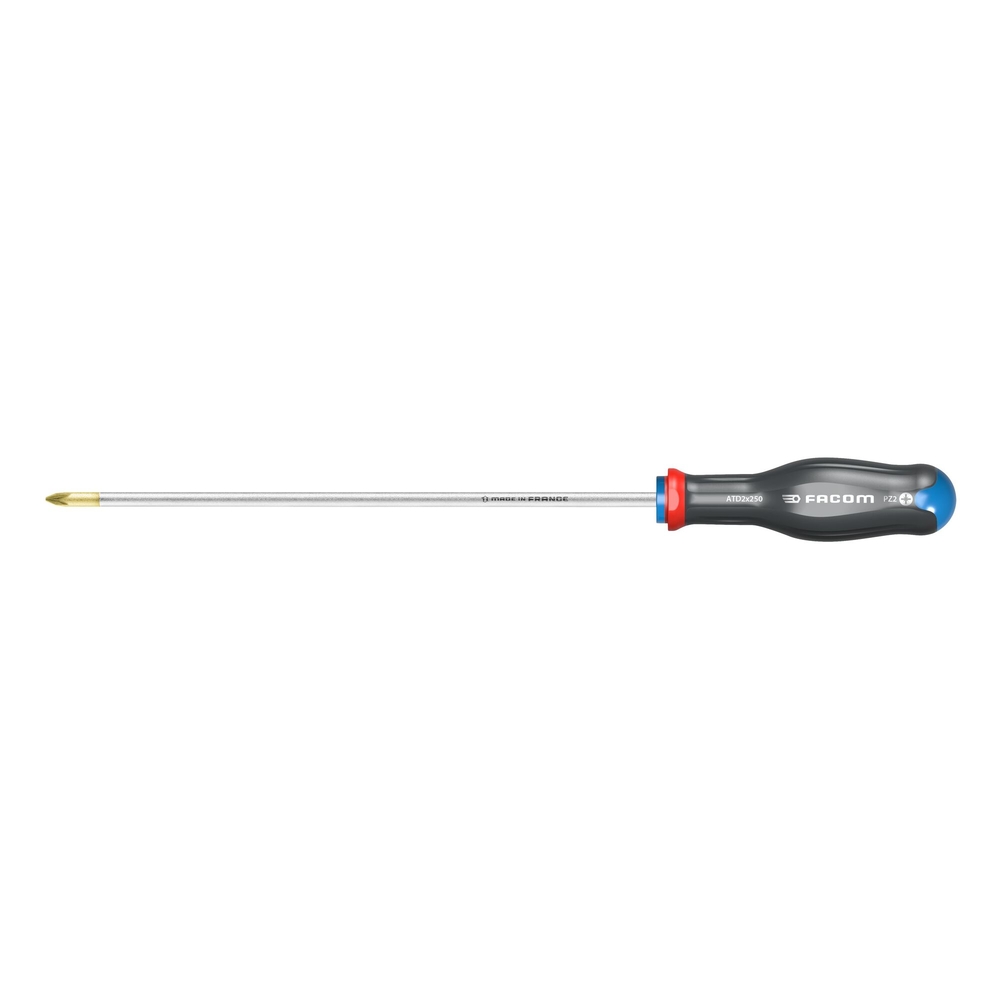 Tournevis PROTWIST vis cruciformes Pozidriv lames rondes 4x200 mm - Par 5 - FACOM - ATD4X200