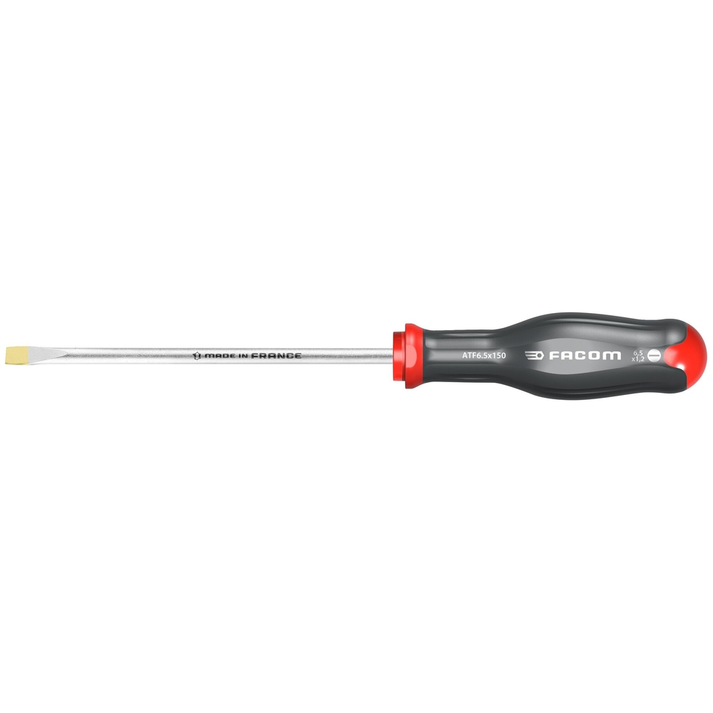 Tournevis PROTWIST pour vis à fente lame forgée 6,5x150 mm - Par 10 - FACOM - ATF6.5X150