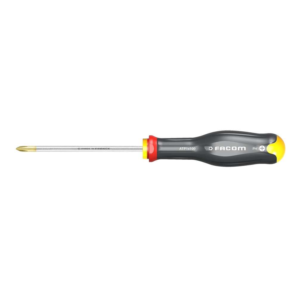 Tournevis PROTWIST pour vis cruciformes Phillips 1x75 mm - Par 10 - FACOM - ATP1X75