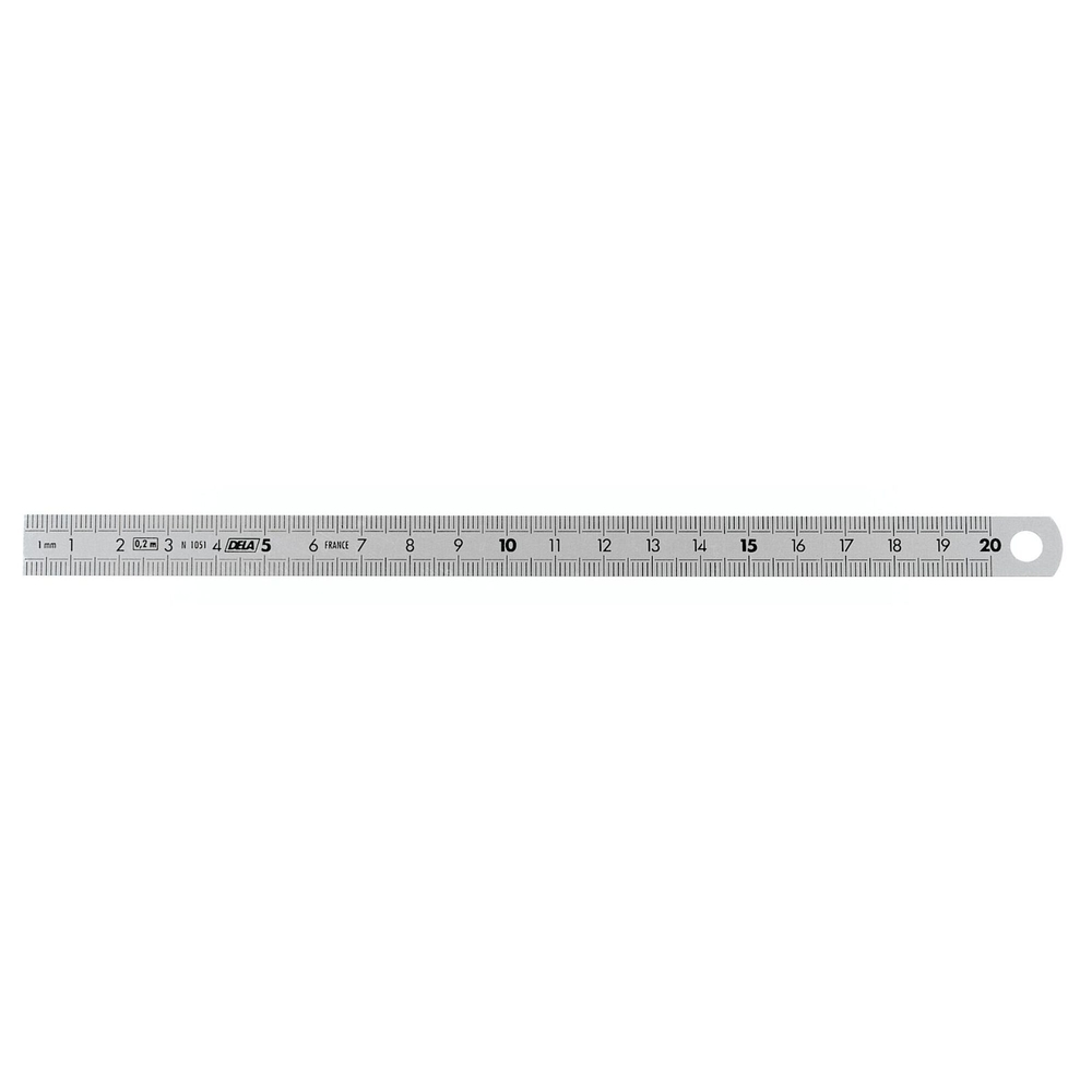 Réglet Inox flexible 2 faces 200 mm - Par 10 - FACOM - DELA.1051.200