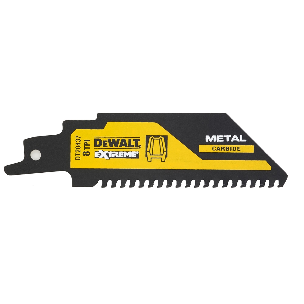 Lame de scie sabre carbure 102 mm pour le métal / 8TPI - DT20437-QZ - DEWALT