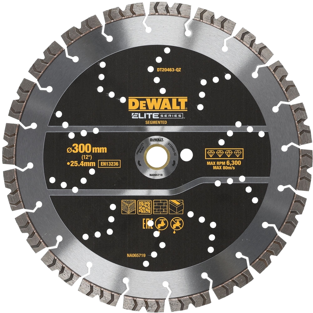 Disque béton ELITE diamant généraliste 305 x 22,23mm - DT20463-QZ - DEWALT