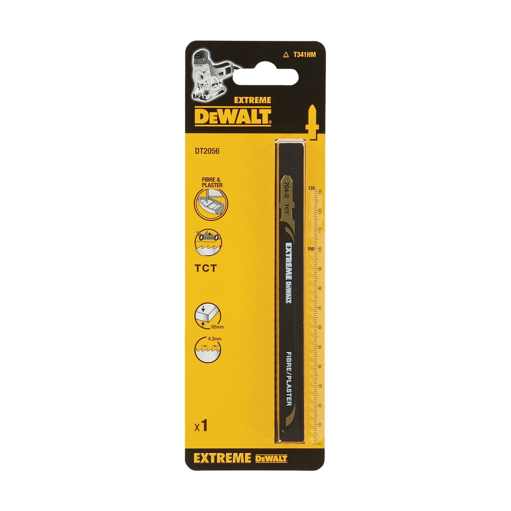 Lame pour scie sauteuse au carbure de tungstène profondeur de coupe < 65 mm - DT2056-QZ - DEWALT