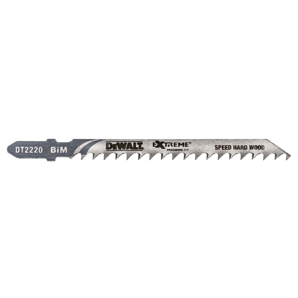 Lame scie sauteuse XPC denture rectifiée BiM profondeur de coupe <60mm attache T - DT2220-QZ - DEWALT