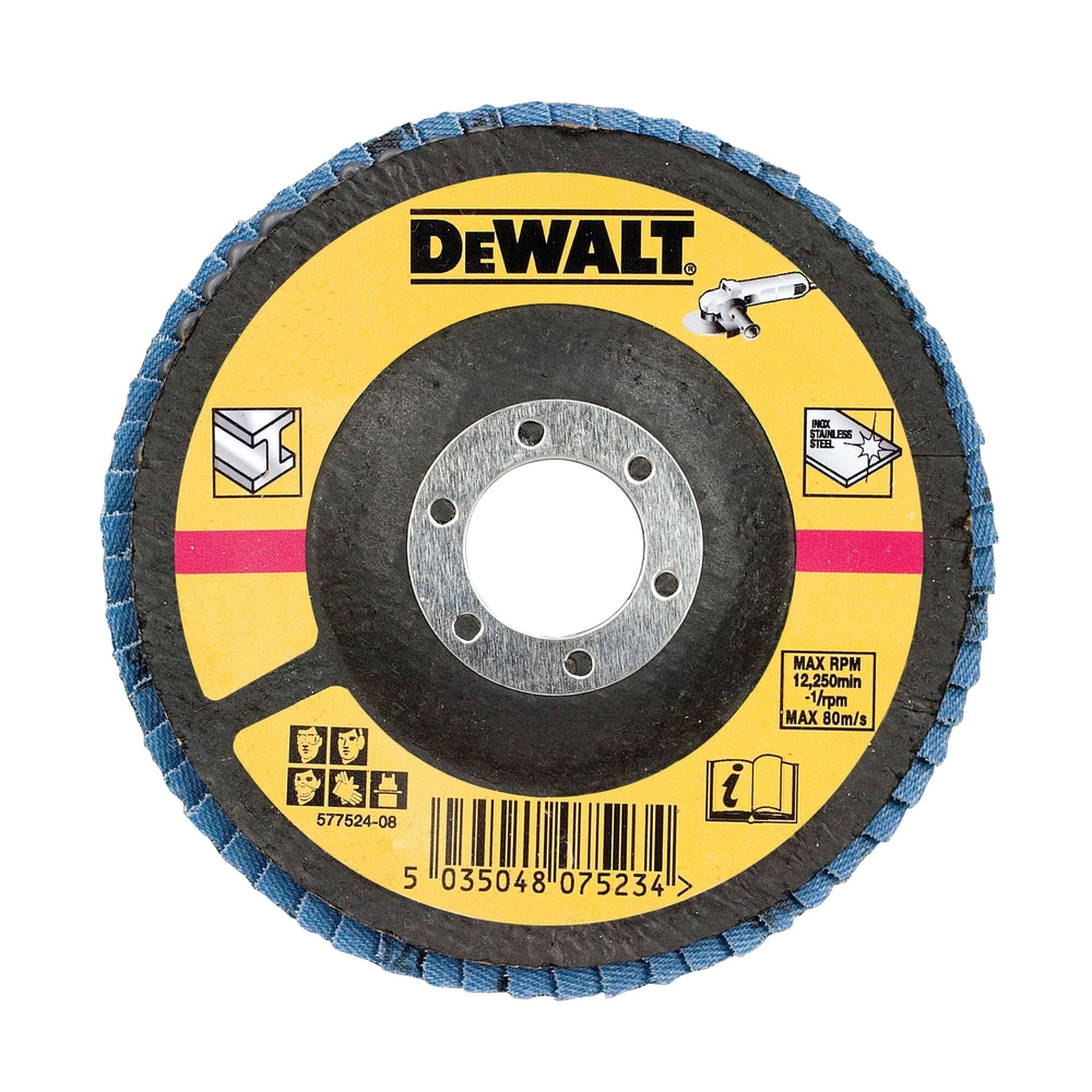 Disque à lamelles type 27 - grain 36 ø 125 mm - DT3308-QZ - DEWALT
