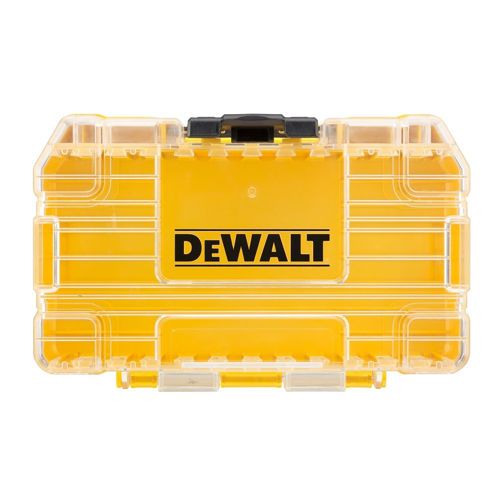 Petit coffret TOUGHCASE + petite boîte embouts + 4 barrettes d'embouts vissage - DT70801-QZ - DEWALT