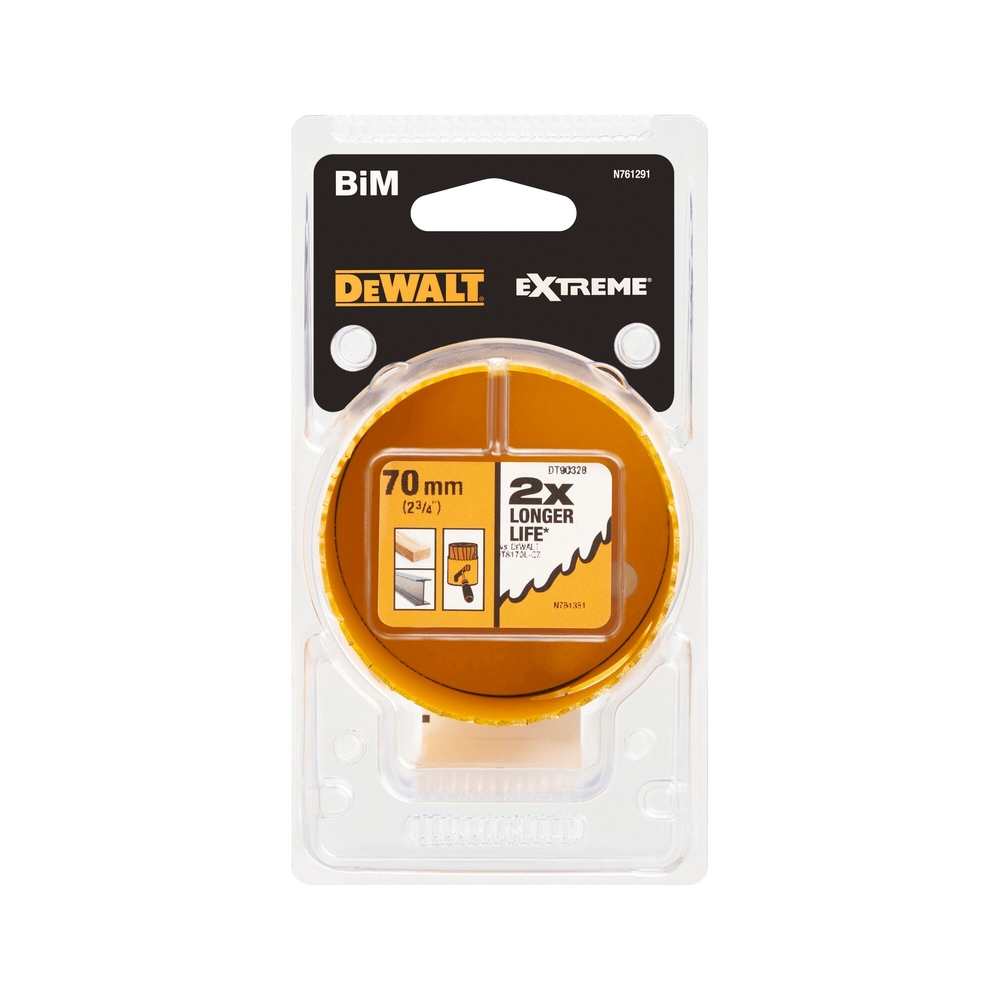 Scie cloche BiM 70 x 40 mm - DT90328-QZ - DEWALT