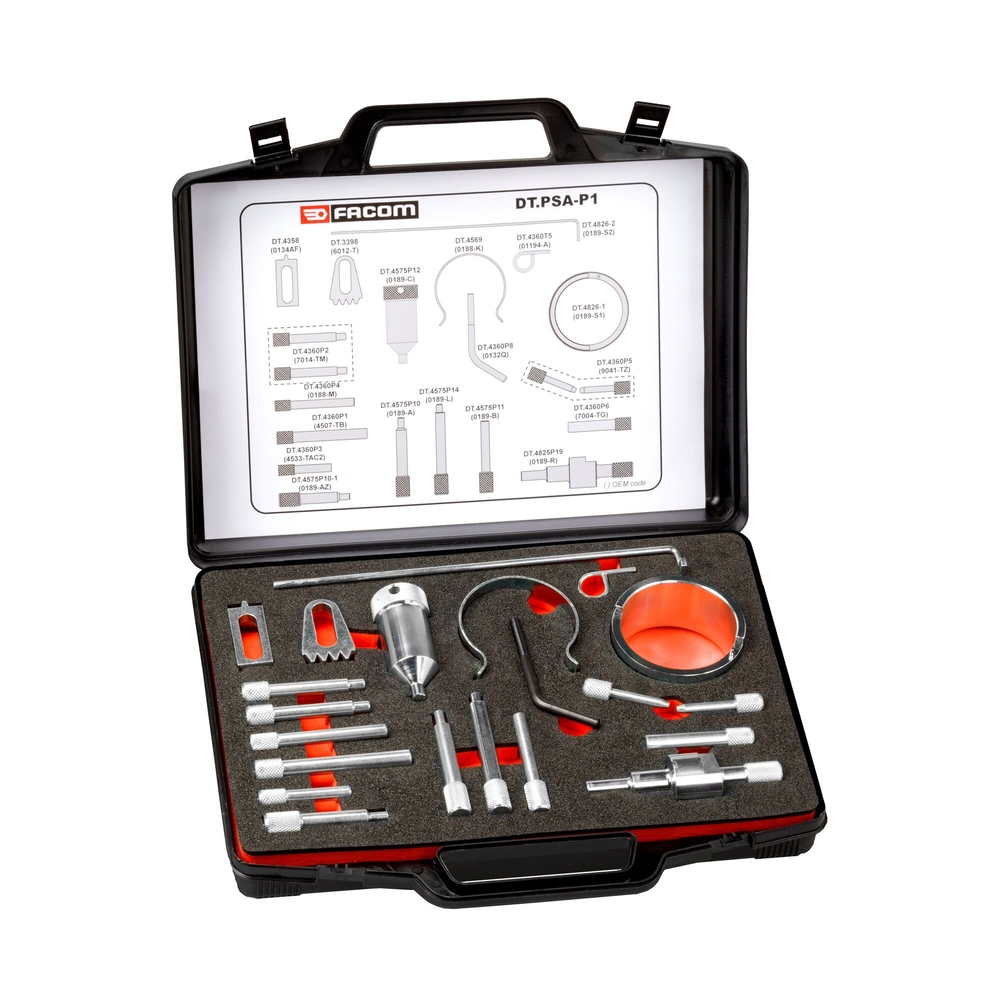 Coffret de calage PSA - Moteurs essence - FACOM - DT.PSA-P1