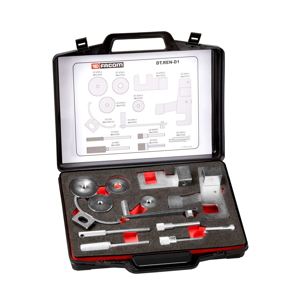 Coffret de calage RENAULT - Moteurs diesel - FACOM - DT.REN-D1
