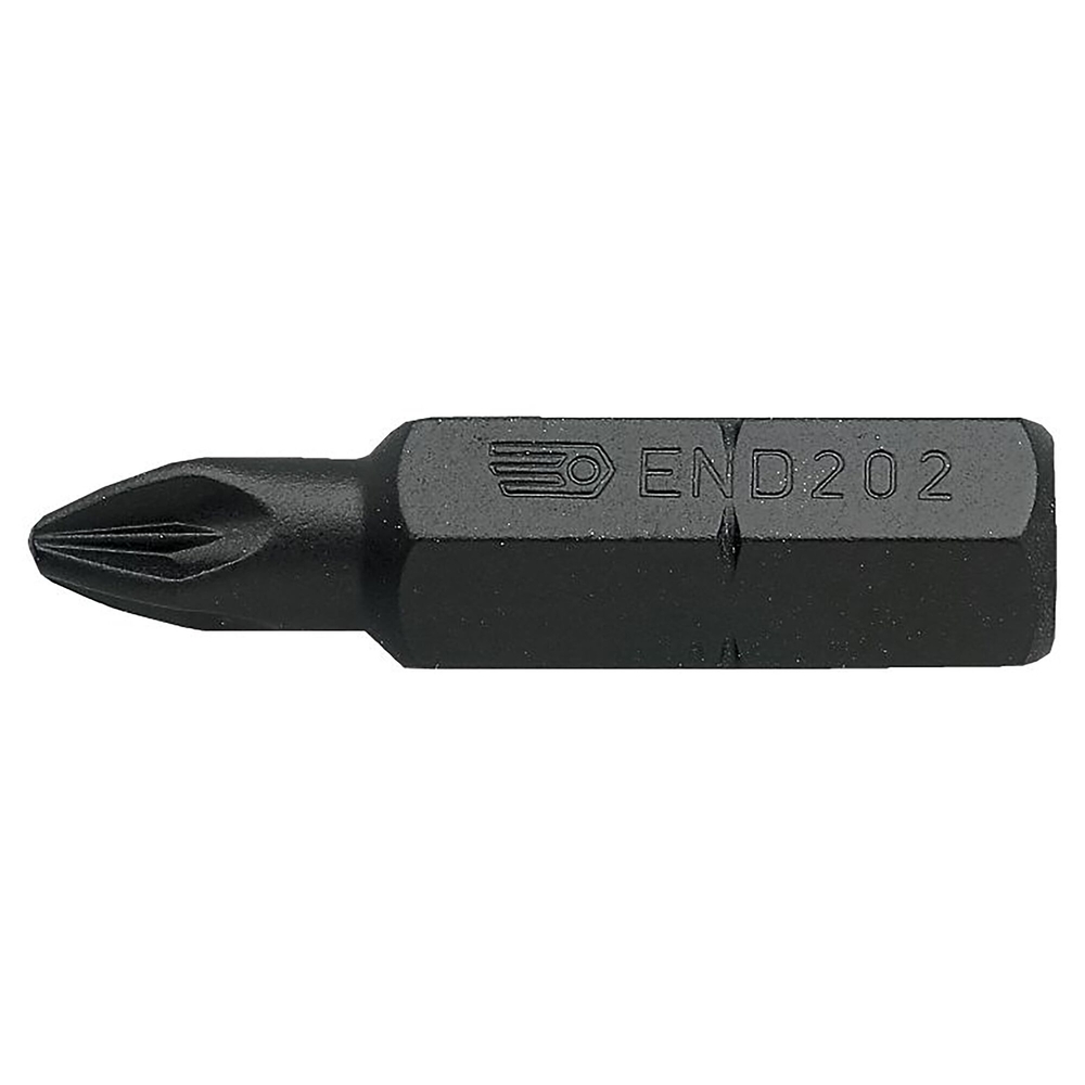Embouts impact série 2 pour vis Pozidriv PZ1 - Par 10 - FACOM - END.201