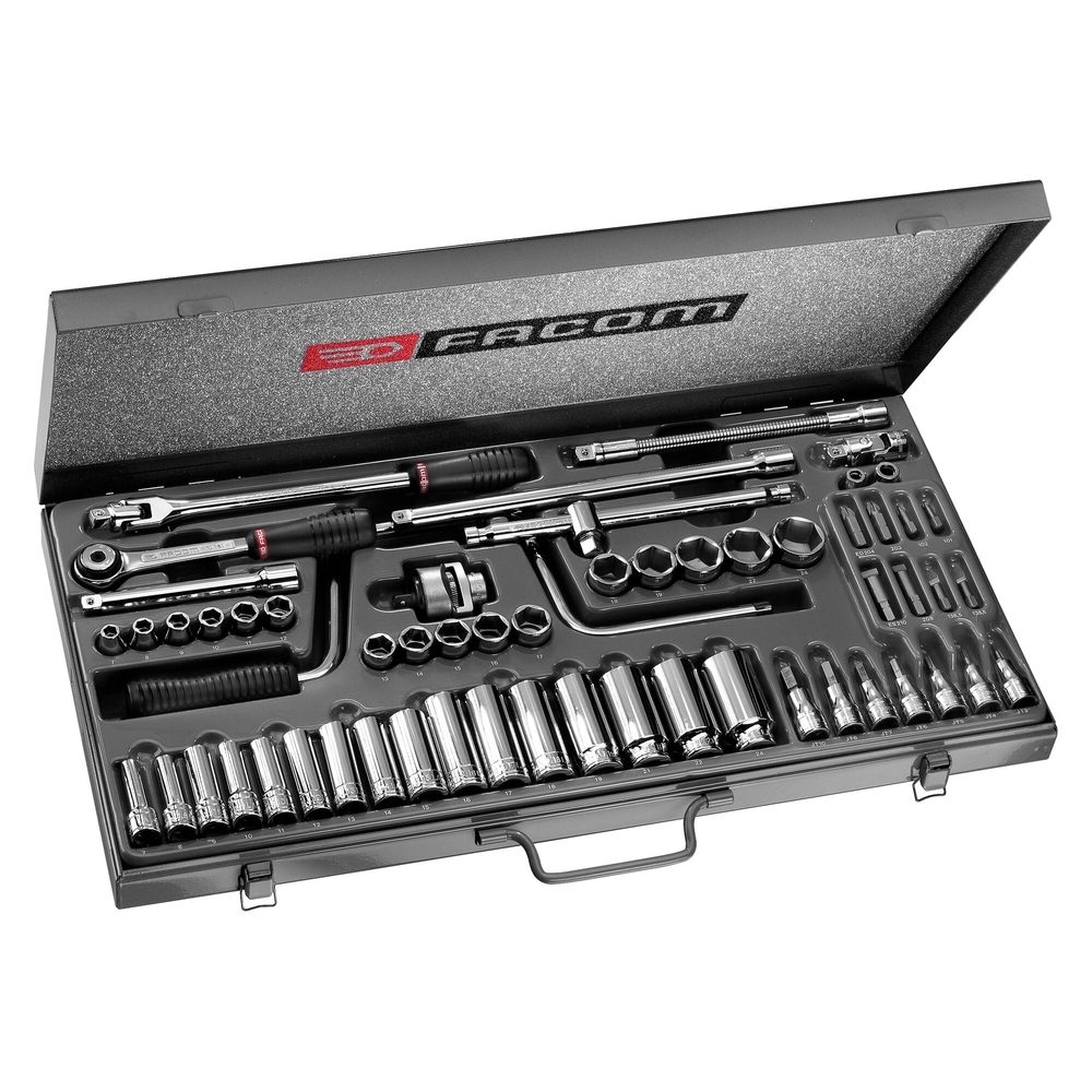 Coffret embouts - douilles 3/8
