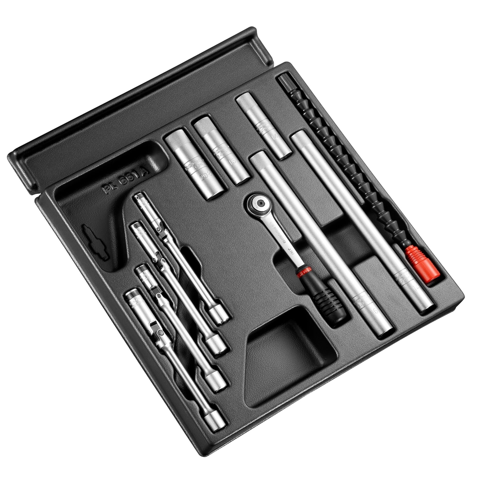 Module complet pour bougies - 9 pièces - FACOM - MOD.BJ-GM