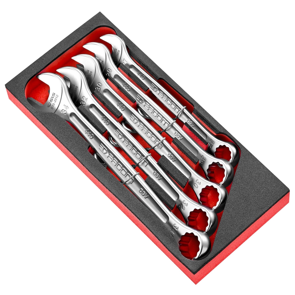 Module mousse 5 clés mixtes OGV de 27 à 34 mm - SLS - FACOM - MODM.440J5SLS