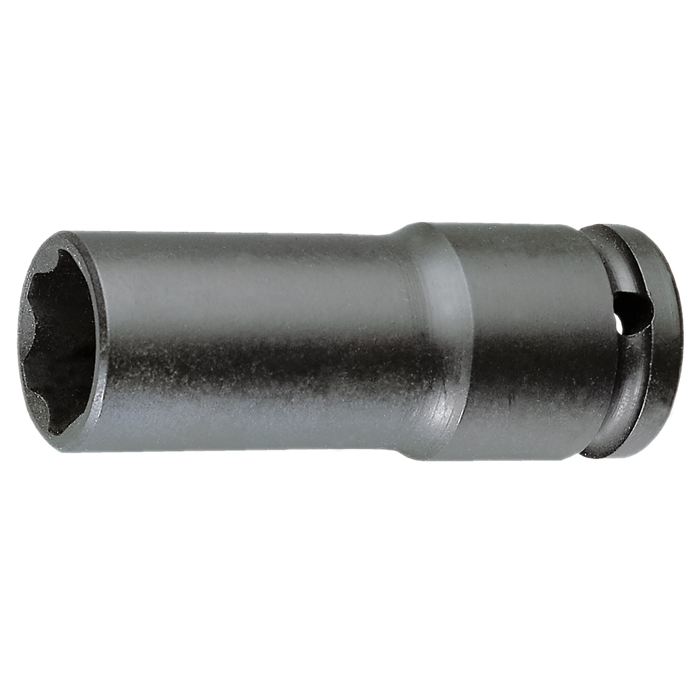 Douille impact longue parois fines 6 pans métrique 3/4
