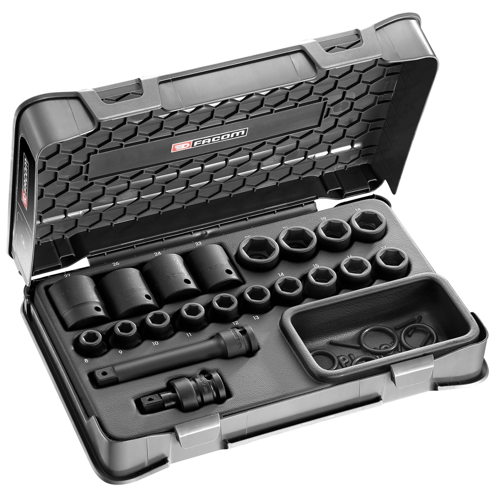 Coffret douilles 1/2 impact 6p 8 - FACOM - NS.500B