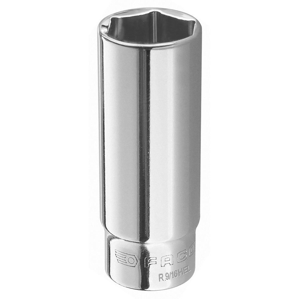 Douille 1/4 longue 6 pans 3/8 - FACOM - R.3/8HEL