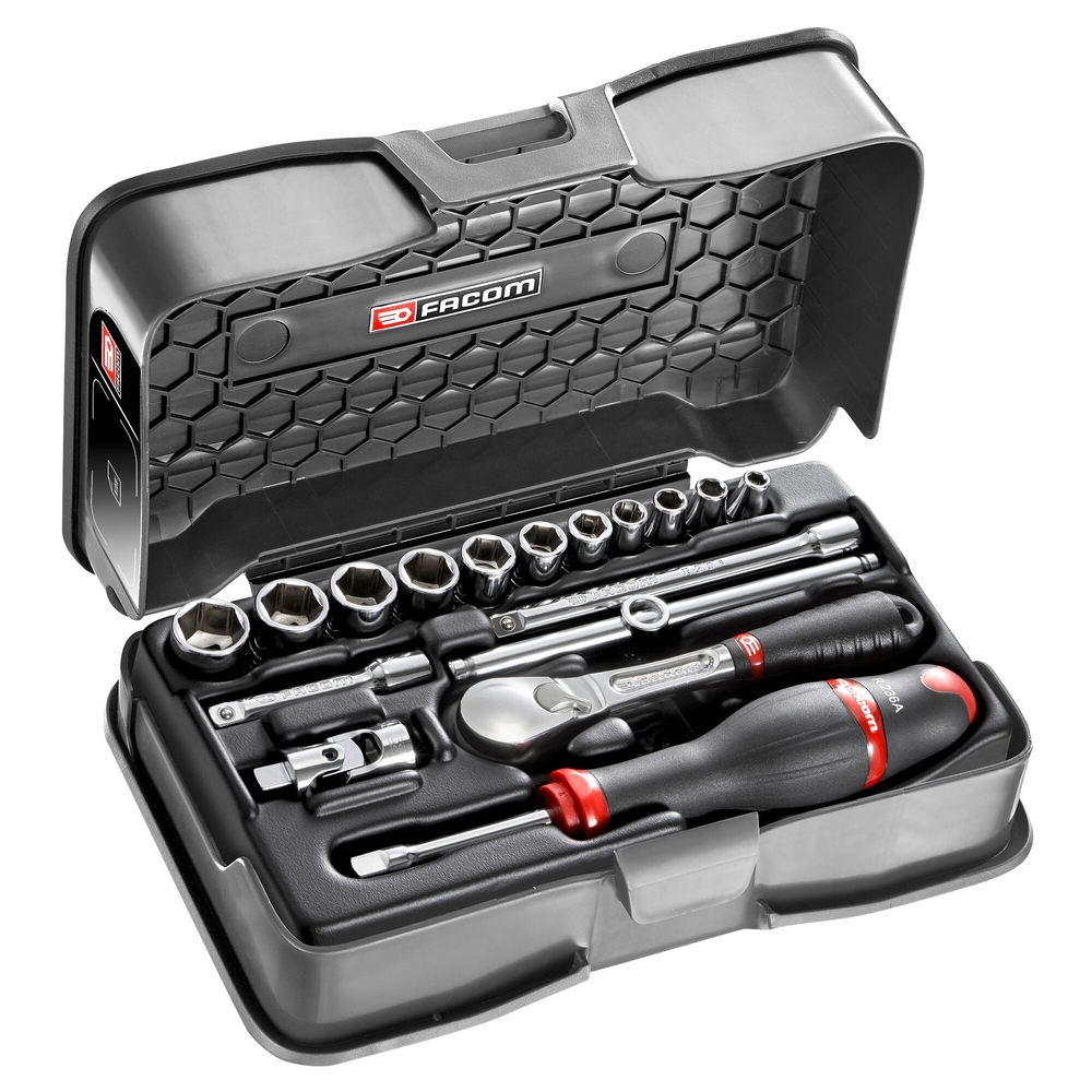 Coffret douilles 1/4' 6p in rl.16 - FACOM - RL.161-2P6U