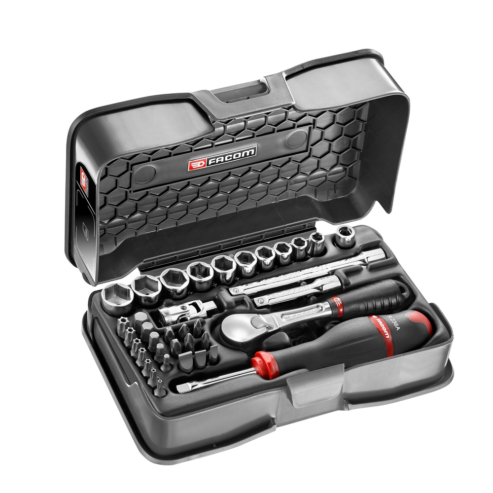 Coffret douilles 1/4' 6p mm rl.16 - FACOM - RL.161-6P6