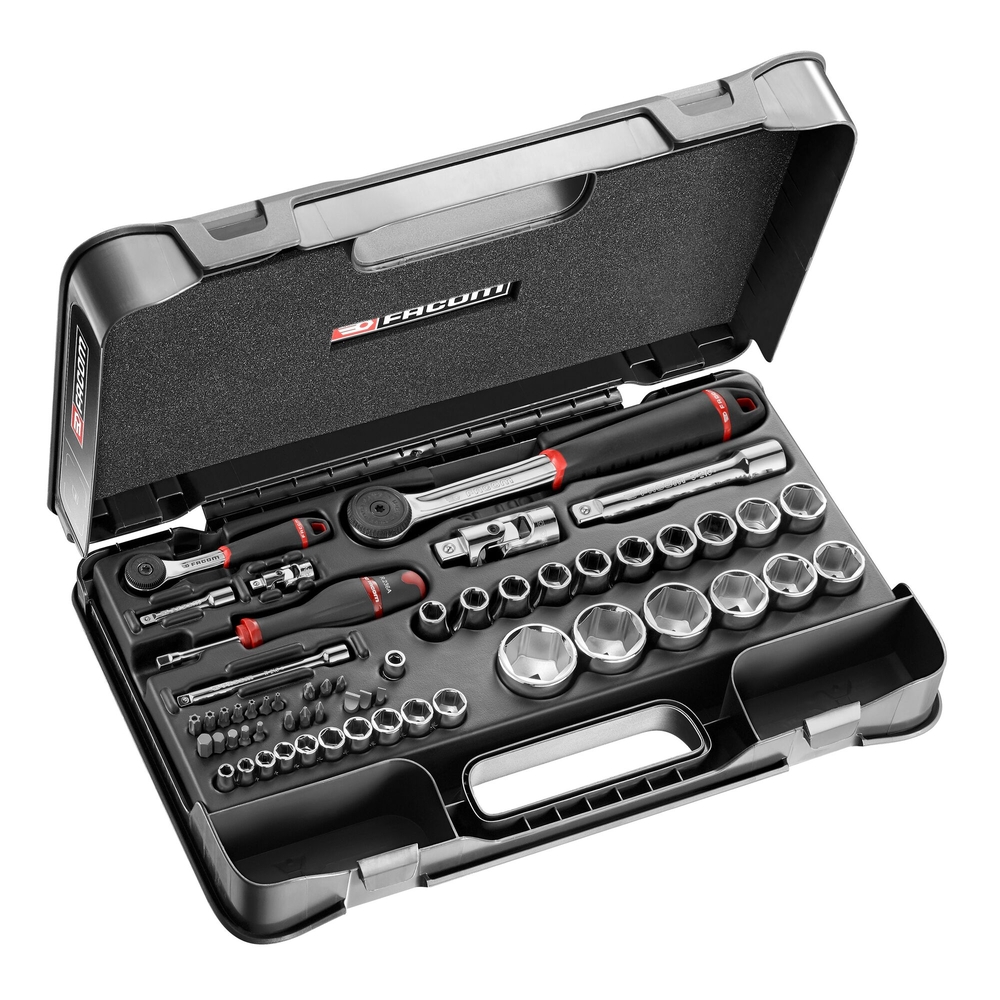 Coffret 56 douilles 1/4