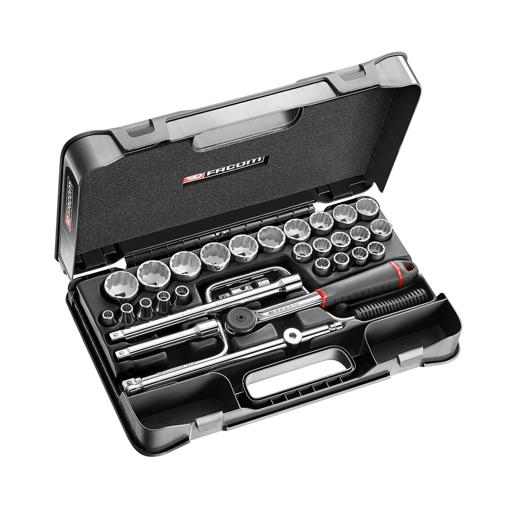 Coffret douilles 1/2' 12p mm s.16 - FACOM - S.161-5P12