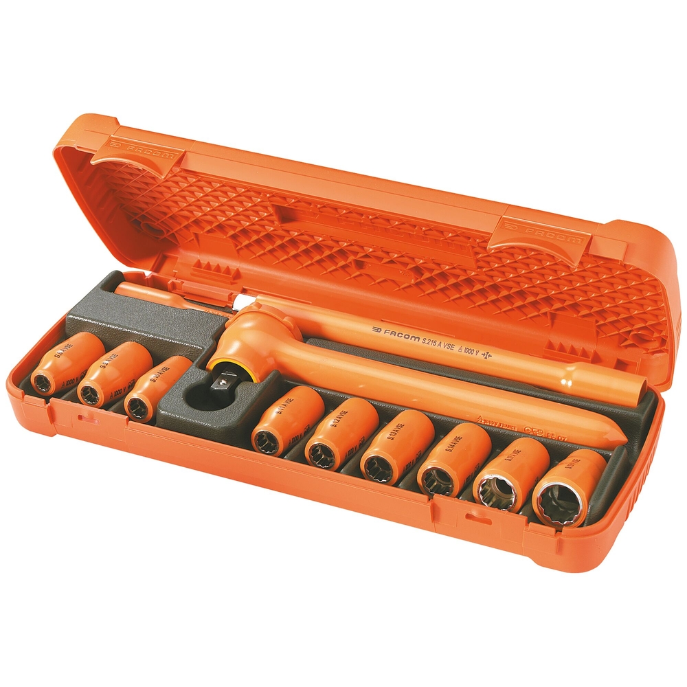 Composition de 12 outils isolés 1000V série VSE - FACOM - S.400AVSE