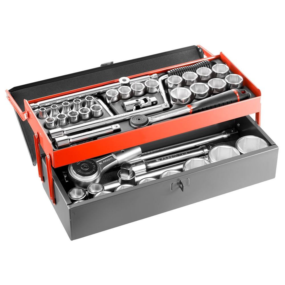 Coffret de douilles 6 pans 1/2