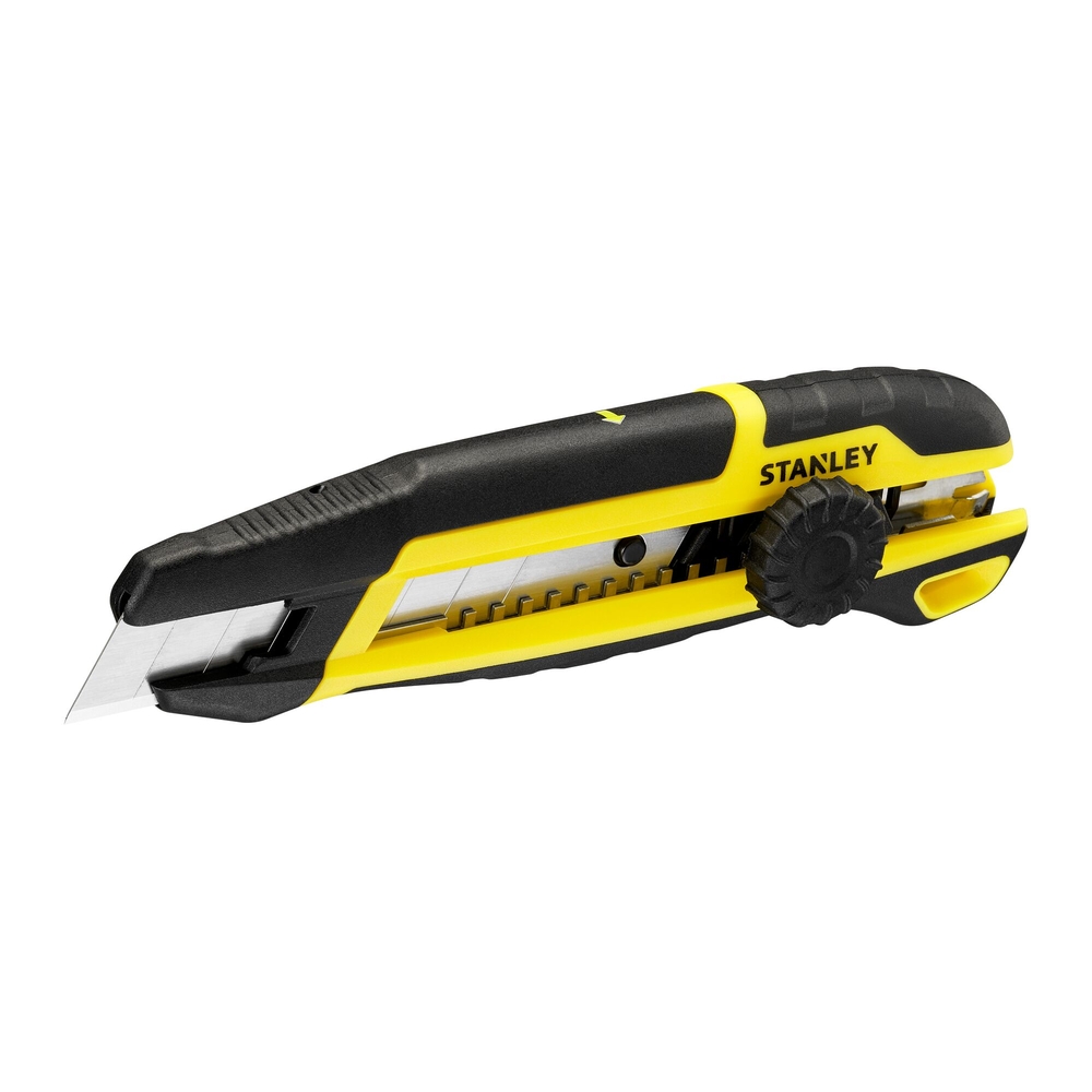 Cutter 18 mm quick snap bimatière – molette crantée - STHT10500-0 - STANLEY
