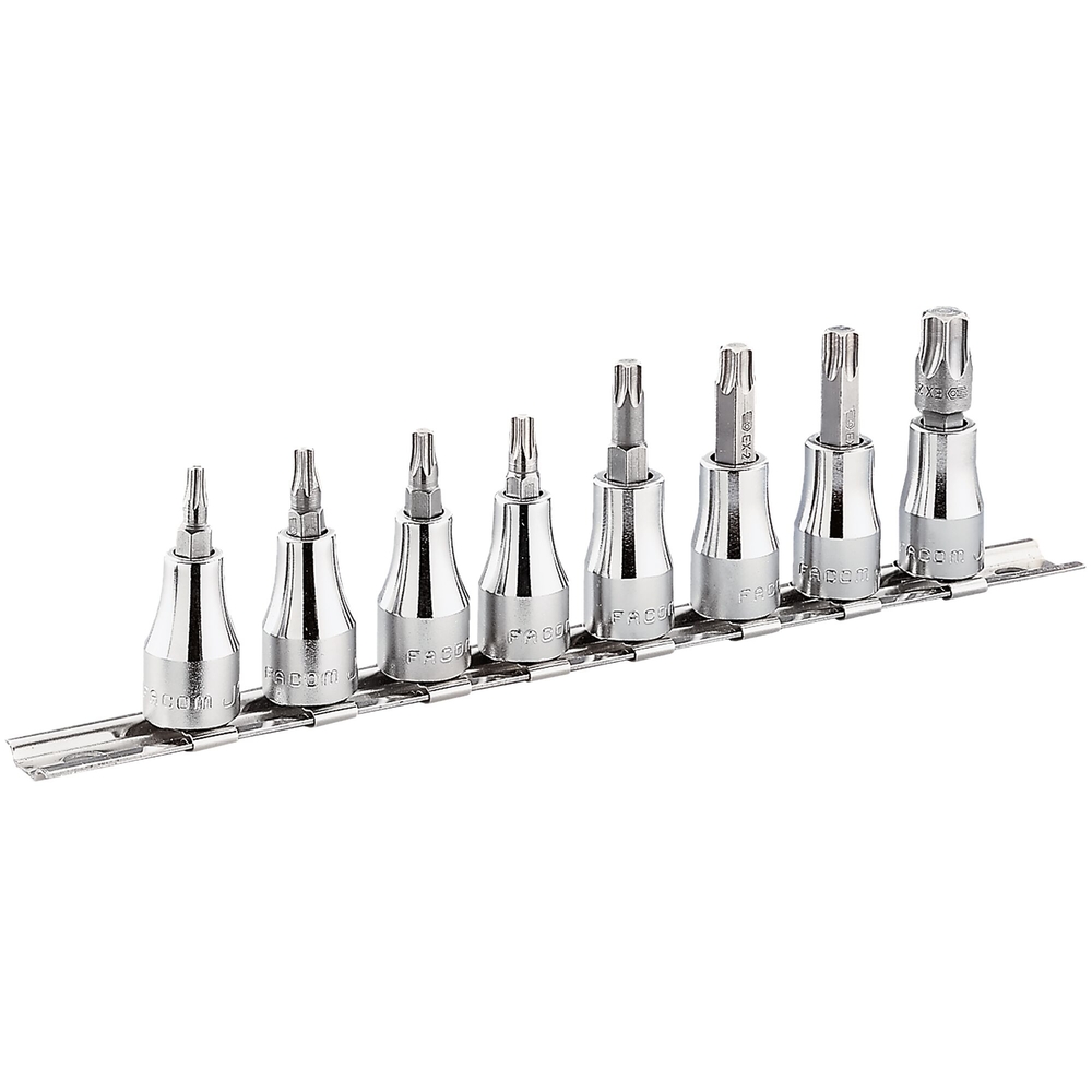 Jeu de 8 douilles tournevis TX en rack - FACOM - SX.41