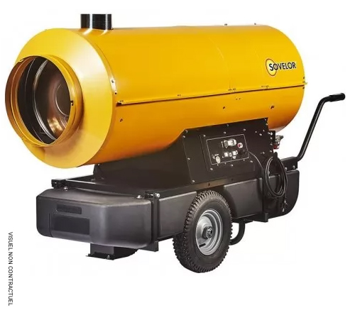 Chauffage au fioul à air pulsé haute pression de 110kW- SOVELOR - HPVMAX Chauffage au fioul à air pulsé haute pression de 110kW- SOVELOR - HPVMAX