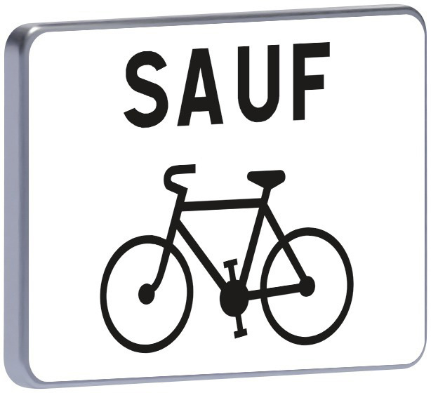 Panneau permanent M9v2 sauf velo 500x350 c2 TALIAPLAST - 521513