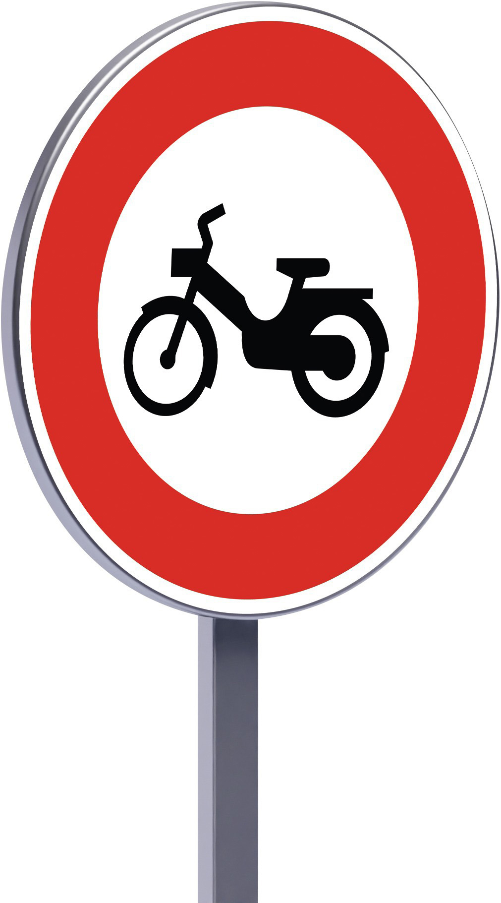 Panneau permanent B9g 450 c2 accès interdit aux cyclomoteurs TALIAPLAST - 522661