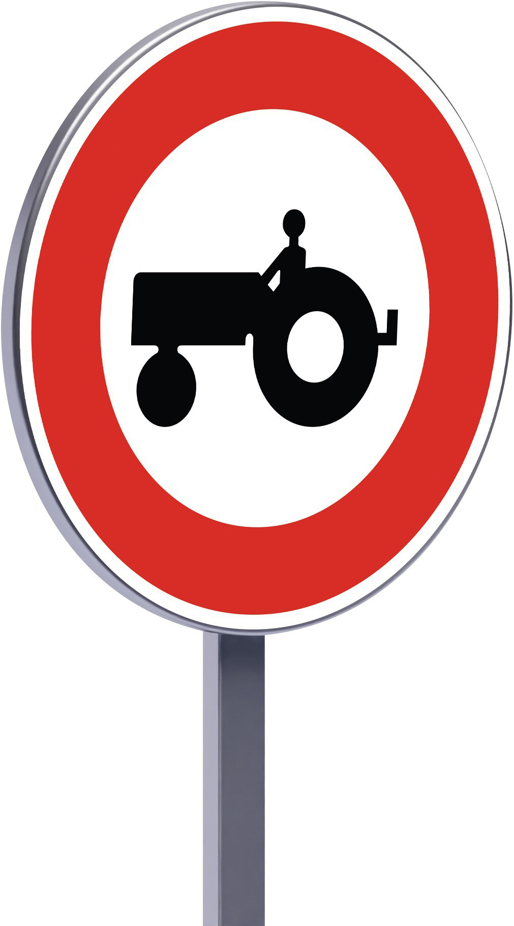 Panneau permanent B9d 650 c2 accès interdit aux véhicules agricoles à moteur TALIAPLAST - 522758