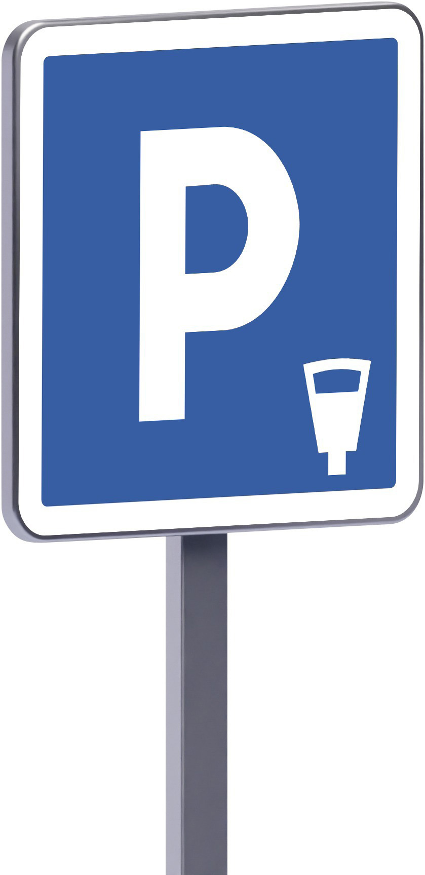 Panneau permanent C1c 500x500 c1 lieu aménagé pour le stationnement payant TALIAPLAST - 528102