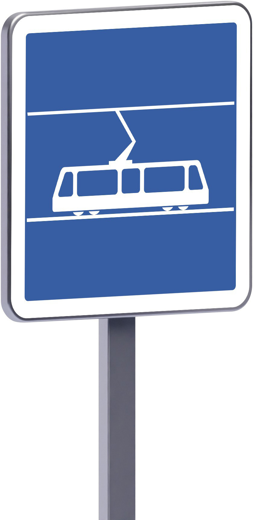 Panneau permanent C7 500x500 c1 arrêt tramway TALIAPLAST - 528107