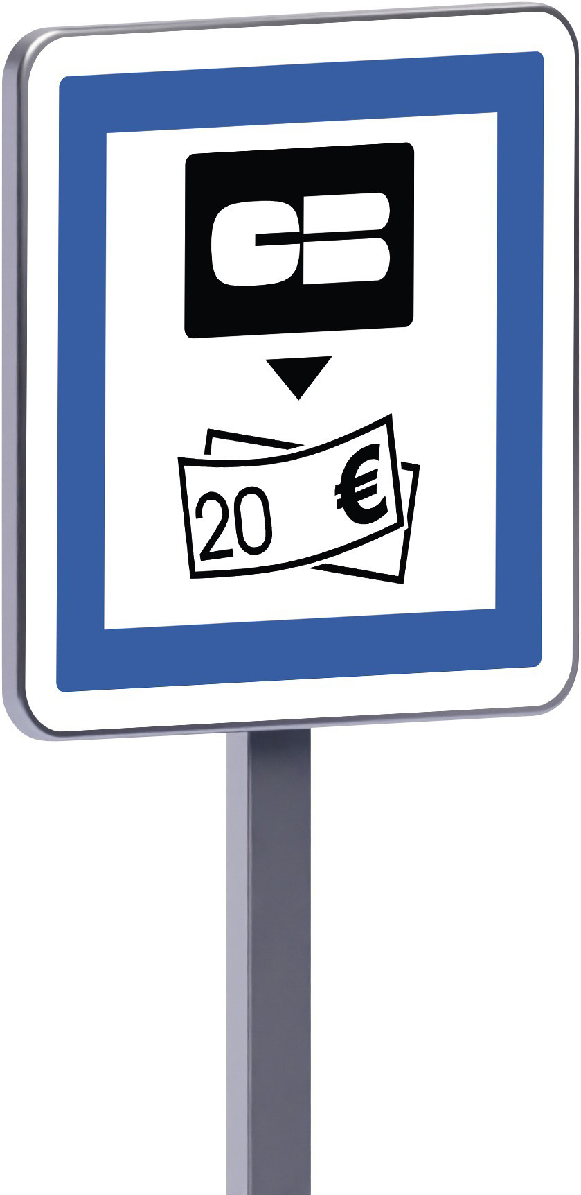 Panneau permanent Ce25 500x500 c2 distributeurs de billets de banque TALIAPLAST - 528385
