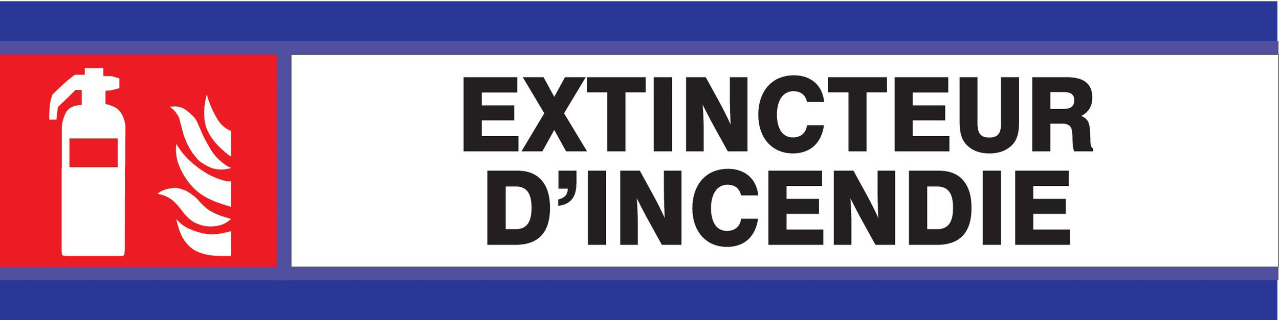PANNEAU EXTINCTEUR D-SIGN 180X45MM TALIAPLAST - 630102